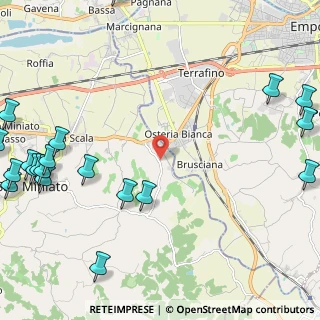 Mappa Ponte A Elsa, 56028 San Miniato PI, Italia (3.5475)