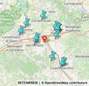 Mappa Ponte A Elsa, 56028 San Miniato PI, Italia (6.78923)