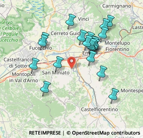 Mappa Ponte A Elsa, 56028 San Miniato PI, Italia (7.219)