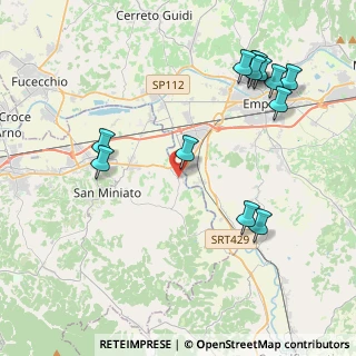 Mappa Ponte A Elsa, 56028 San Miniato PI, Italia (4.94615)