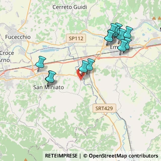 Mappa Ponte A Elsa, 56028 San Miniato PI, Italia (4.48357)