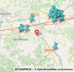 Mappa Ponte A Elsa, 56028 San Miniato PI, Italia (4.87625)