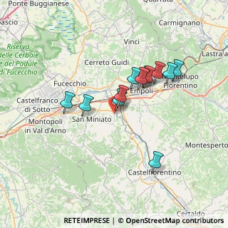 Mappa Ponte A Elsa, 56028 San Miniato PI, Italia (6.21417)