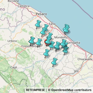 Mappa Viale Evangelisti, 61038 Terre Roveresche PU, Italia (10.0005)