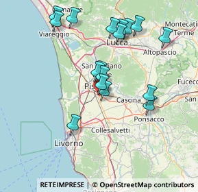 Mappa Via Francesco Squartini, 56121 Pisa PI, Italia (15.22471)