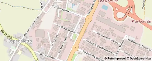 Mappa Pisa