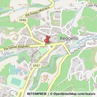 Mappa Via Dante Alighieri, 45, 50066 Reggello, Firenze (Toscana)