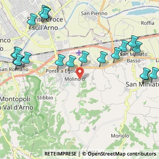Mappa Via San Saturnino, 56028 San Miniato PI, Italia (2.979)