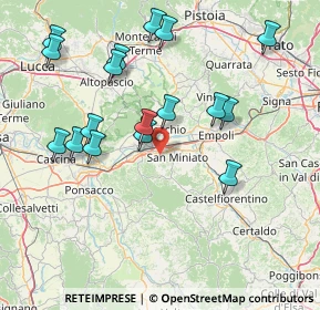 Mappa Via San Saturnino, 56028 San Miniato PI, Italia (16.84647)