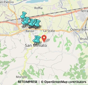Mappa Via di Pancole, 56028 San Miniato PI, Italia (1.71727)