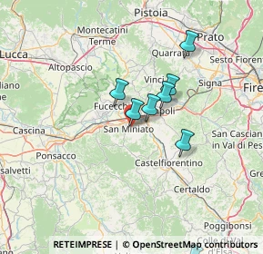 Mappa Via di Pancole, 56028 San Miniato PI, Italia (39.58308)