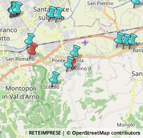 Mappa Via Antonio Labriola, 56028 San Miniato PI, Italia (3.075)