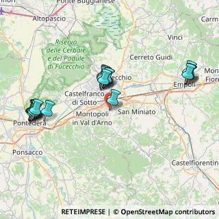 Mappa Via Antonio Labriola, 56028 San Miniato PI, Italia (8.9005)