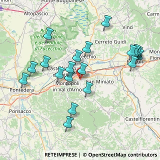 Mappa Via Antonio Labriola, 56028 San Miniato PI, Italia (8.681)