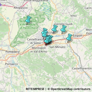 Mappa Via Antonio Labriola, 56028 San Miniato PI, Italia (3.77545)