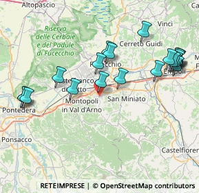 Mappa Via Antonio Labriola, 56028 San Miniato PI, Italia (9.322)