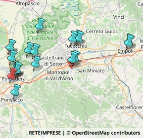 Mappa Via Antonio Labriola, 56028 San Miniato PI, Italia (10.262)