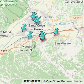 Mappa Via Antonio Labriola, 56028 San Miniato PI, Italia (2.74182)