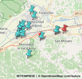 Mappa Via Antonio Labriola, 56028 San Miniato PI, Italia (3.91)