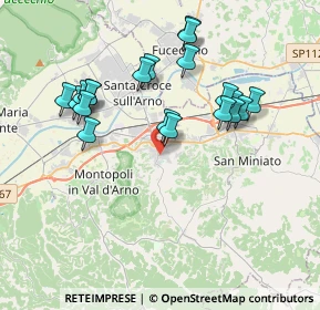 Mappa Via Antonio Labriola, 56028 San Miniato PI, Italia (3.7975)