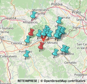 Mappa Via Antonio Labriola, 56028 San Miniato PI, Italia (10.924)