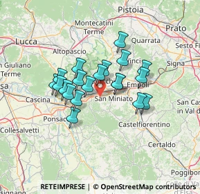 Mappa Via Antonio Labriola, 56028 San Miniato PI, Italia (10.501)