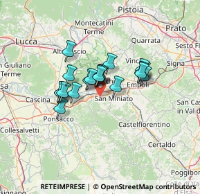 Mappa Via Antonio Labriola, 56028 San Miniato PI, Italia (9.613)