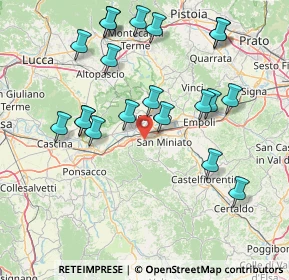 Mappa Via Antonio Labriola, 56028 San Miniato PI, Italia (17.134)