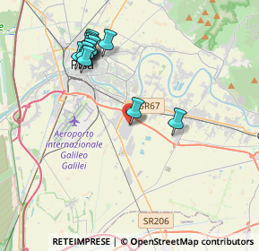 Mappa Via Cava, 56121 Pisa PI, Italia (4.20154)