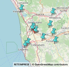 Mappa Via Cava, 56121 Pisa PI, Italia (13.19545)