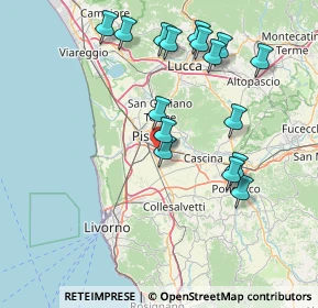 Mappa Via Cava, 56121 Pisa PI, Italia (16.39813)