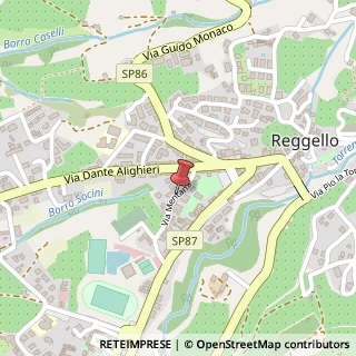 Mappa Via Mentana,  24, 50066 Reggello, Firenze (Toscana)