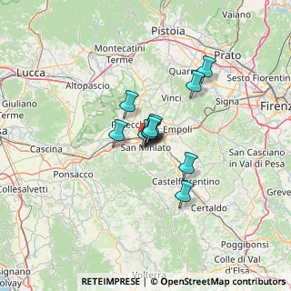 Mappa Via Fonti alle Fate, 56028 San Miniato PI, Italia (7.72455)