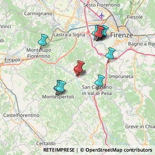Mappa Via Pablo Picasso, 50026 San Casciano in Val di Pesa FI, Italia (7.105)