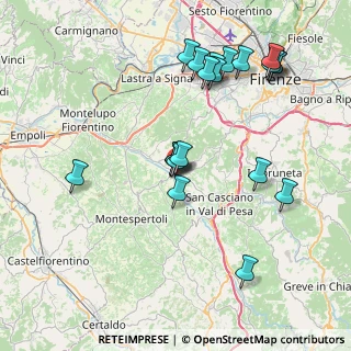 Mappa Via Pablo Picasso, 50026 San Casciano in Val di Pesa FI, Italia (8.5315)