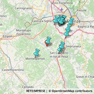 Mappa Via Pablo Picasso, 50026 San Casciano in Val di Pesa FI, Italia (7.95467)