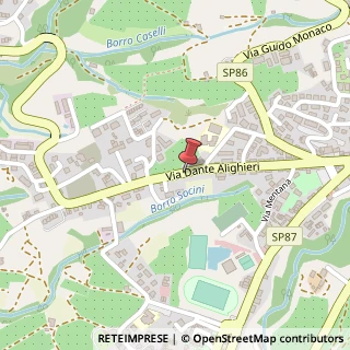 Mappa Piazzale dante, 06043 Reggello, Firenze (Toscana)