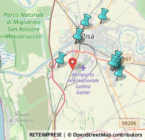 Mappa SS 1, 56121 Pisa PI, Italia (4.12)