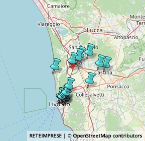 Mappa SS 1, 56121 Pisa PI, Italia (11.8795)
