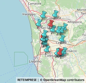 Mappa SS 1, 56121 Pisa PI, Italia (11.308)