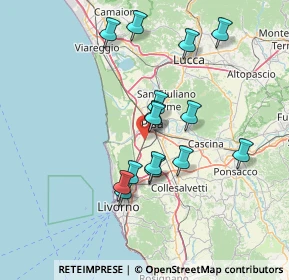 Mappa SS 1, 56121 Pisa PI, Italia (13.40667)