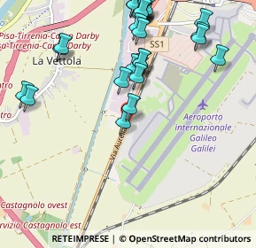 Mappa SS 1, 56121 Pisa PI, Italia (1.22593)