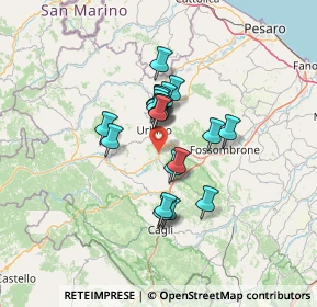 Mappa 61033 Fermignano PU, Italia (9.611)