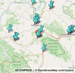 Mappa 61033 Fermignano PU, Italia (8.3895)