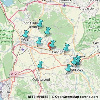 Mappa Via Tosco Romagnola, 56022 Cascina PI, Italia (7.61)