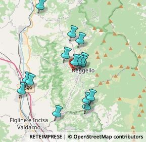 Mappa Via Alighieri Dante, 50066 Reggello FI, Italia (3.53)