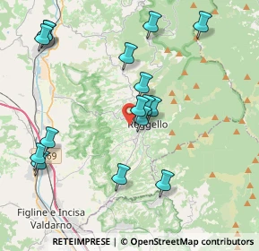 Mappa Via Alighieri Dante, 50066 Reggello FI, Italia (4.32875)