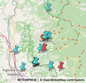 Mappa Via Dante Alighieri, 50066 Reggello FI, Italia (3.99)