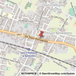 Mappa Via Tosco-Romagnola, 1000, 56021 Cascina, Pisa (Toscana)