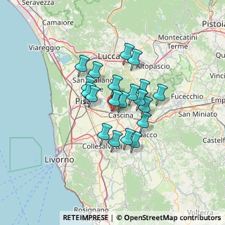 Mappa Italia, 56021 Cascina PI, Italia (9.8065)